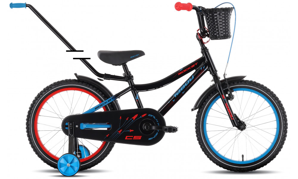Polkupyörä Tabou Rocket CS Alu 18 black-blue - 1