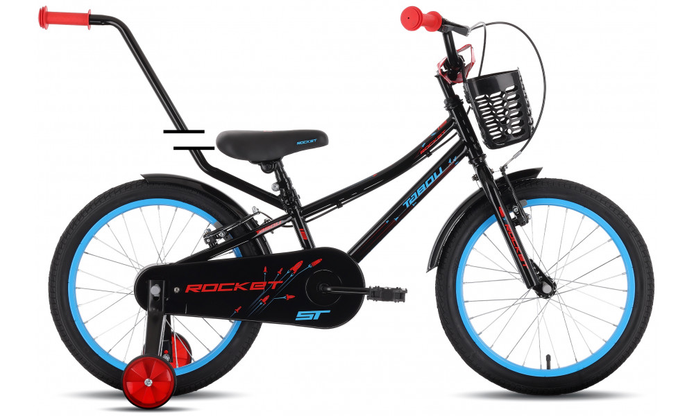 Polkupyörä Tabou Rocket ST 18 black-red - 1