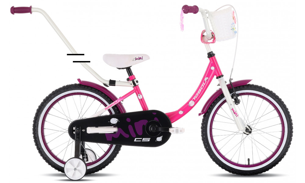 Polkupyörä Tabou Miss CS 18 pink-white - 1