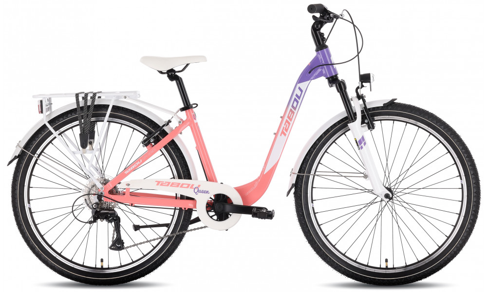 Polkupyörä Tabou Queen 26 pink-white - 1