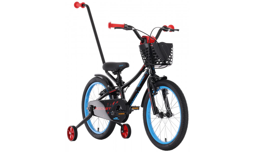 Polkupyörä Tabou Rocket AL 18 black-red - 2