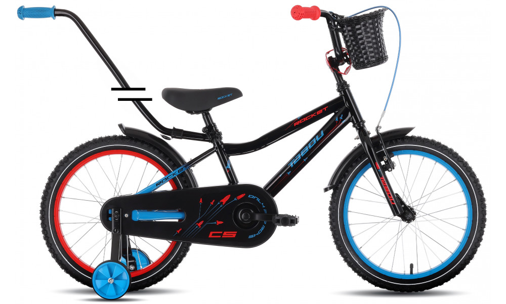 Polkupyörä Tabou Rocket CS 18 black-blue - 1