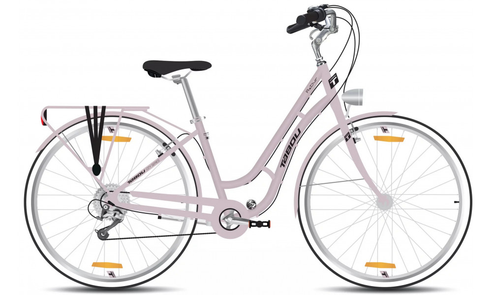 Polkupyörä Tabou Retro lavender-black 