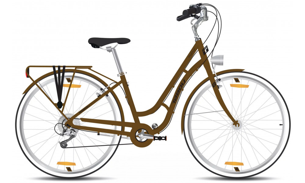 Polkupyörä Tabou Retro brown-black 