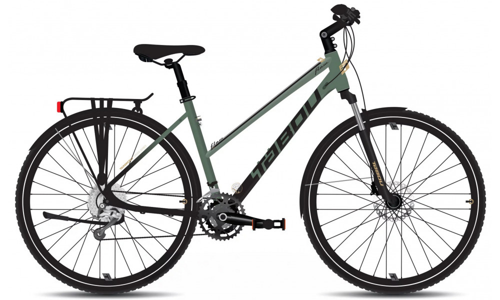 Polkupyörä Tabou Flow 4 EQ W 21 black-green 