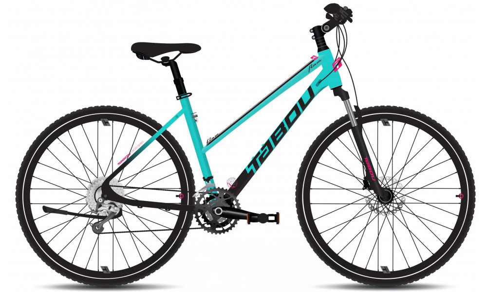 Polkupyörä Tabou Flow 1 W 19 black-mint 