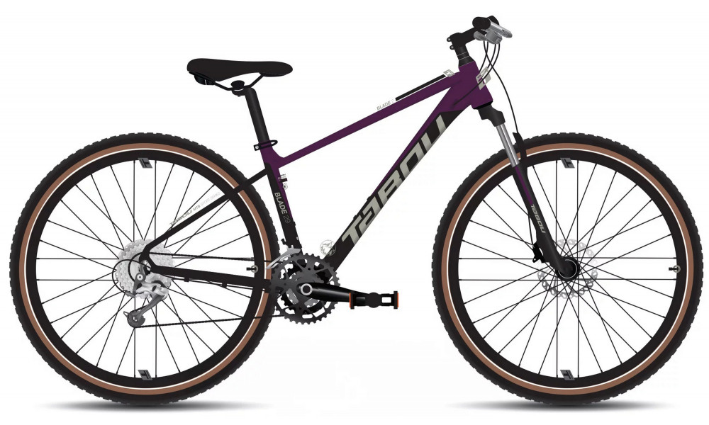 Polkupyörä Tabou Blade 29 2 black-purple 