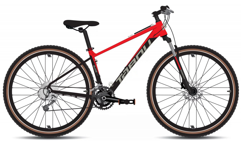 Polkupyörä Tabou Blade 29 1 black-red 