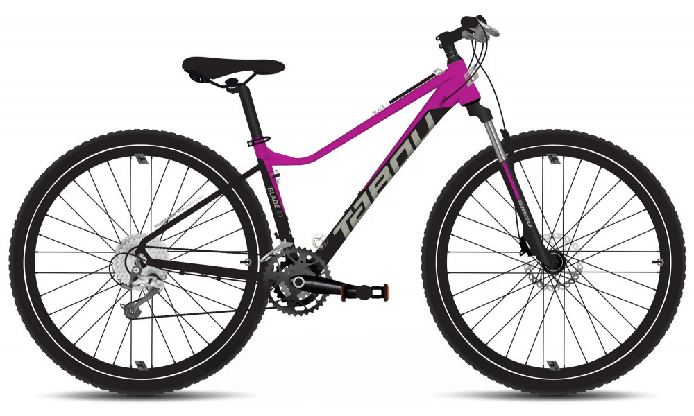 Polkupyörä Tabou Blade 29 3 W black-pink 