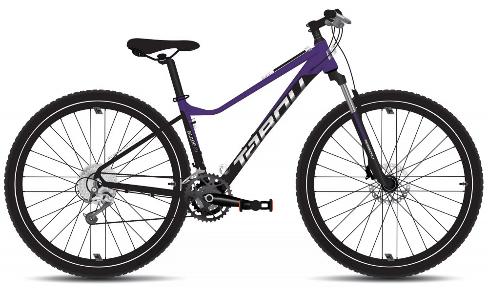 Polkupyörä Tabou Blade 29 3 W black-purple 