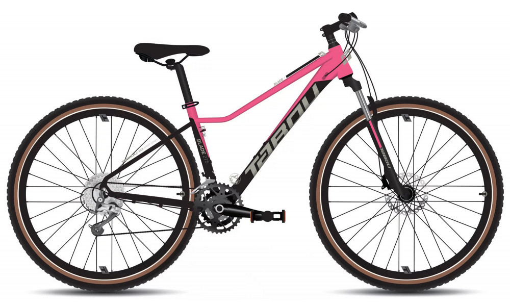 Polkupyörä Tabou Blade 27.5 1 W black-pink 
