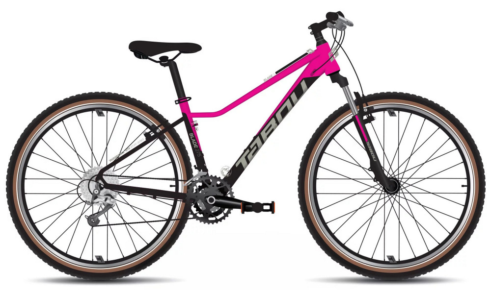 Polkupyörä Tabou Blade 27.5 0 W black-fuxia 