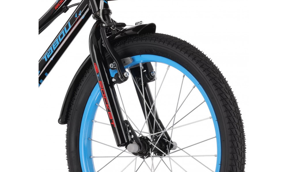 Polkupyörä Tabou Rocket AL 16 black-red - 4