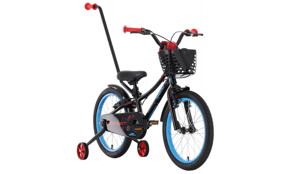 Polkupyörä Tabou Rocket AL 12 black-red - 2