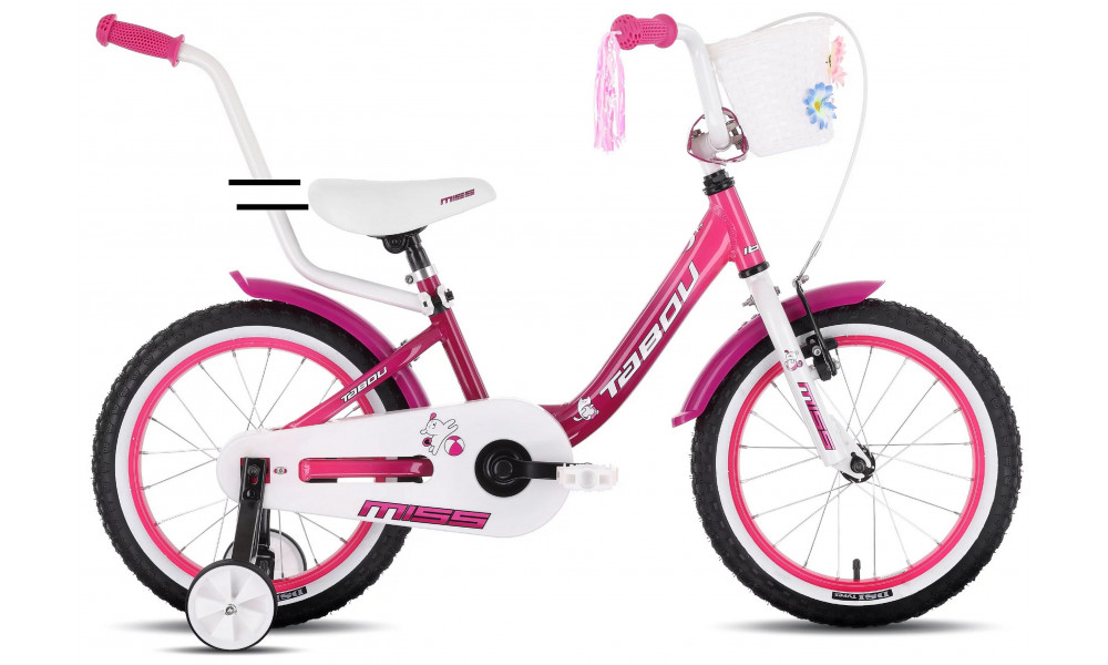 Polkupyörä Tabou Miss Alu 16 pink-purple - 1