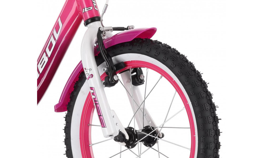 Polkupyörä Tabou Miss Alu 16 pink-purple - 4