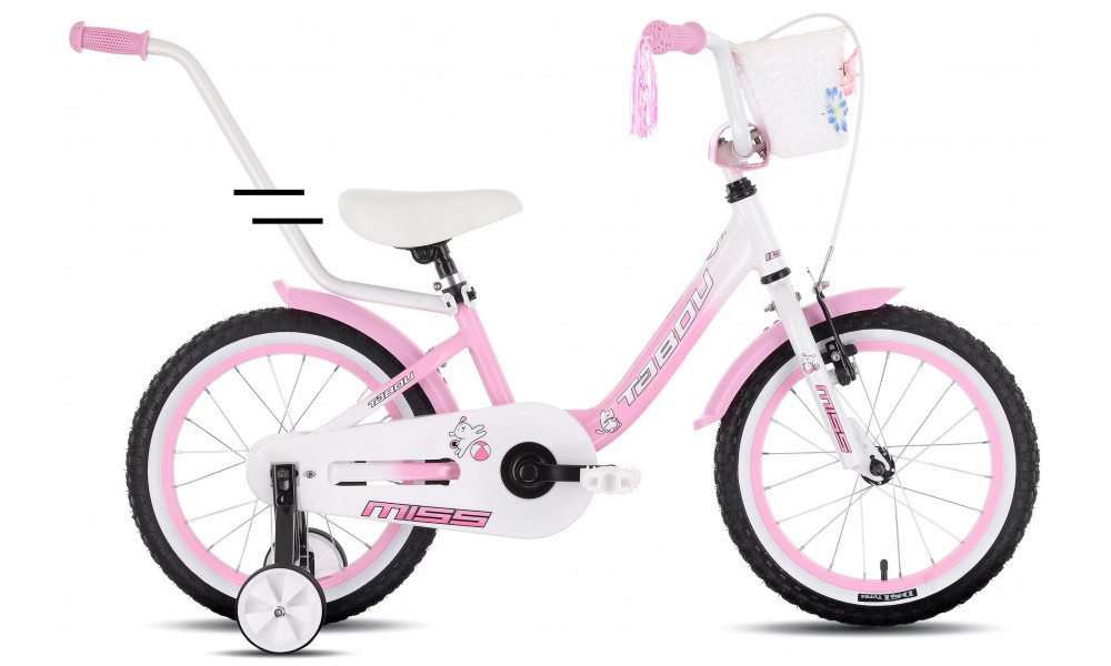 Polkupyörä Tabou Miss Alu 16 pink-white - 1