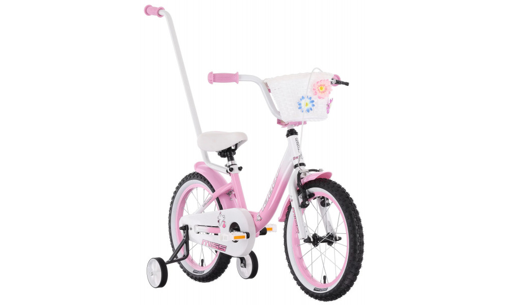 Polkupyörä Tabou Miss Alu 16 pink-white - 2