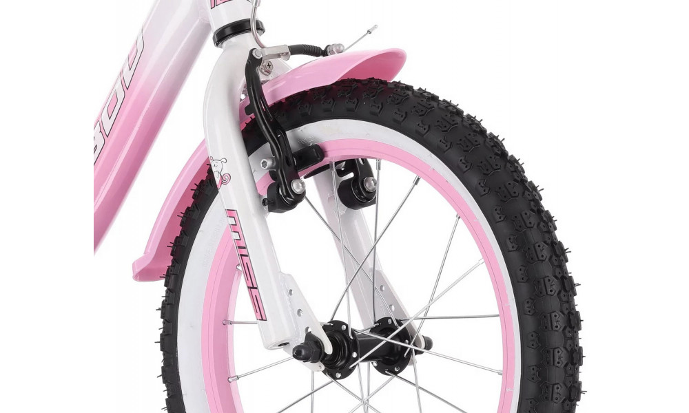 Polkupyörä Tabou Miss Alu 16 pink-white - 4