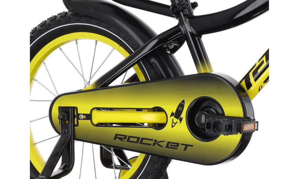 Polkupyörä Tabou Rocket Alu 16 black-yellow - 3