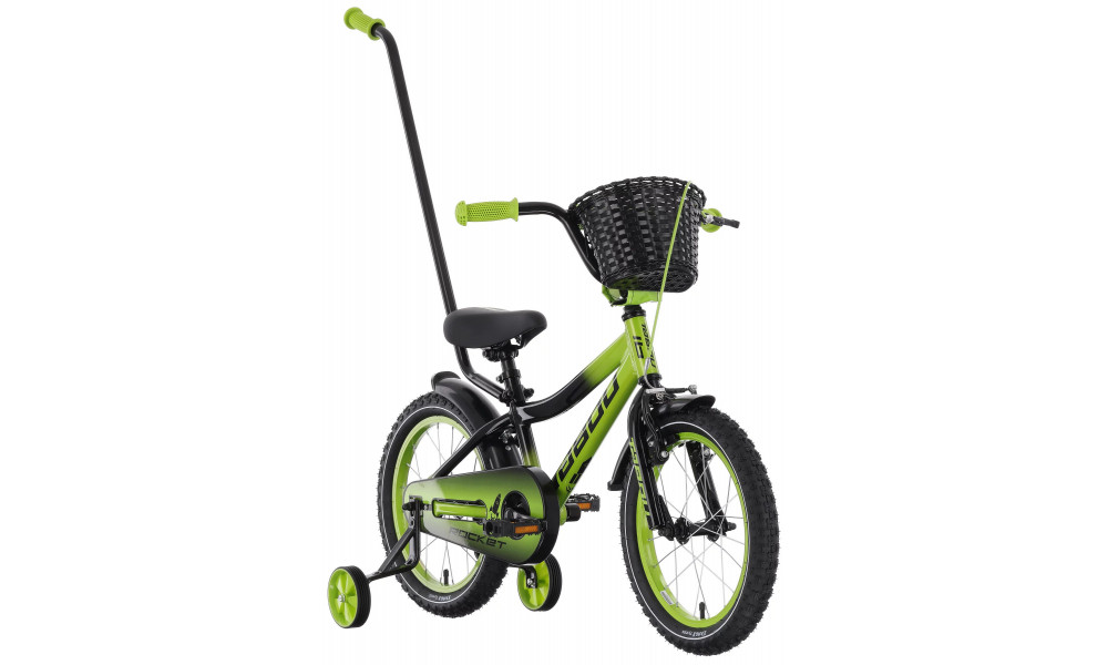 Polkupyörä Tabou Rocket Alu 16 black-green - 2