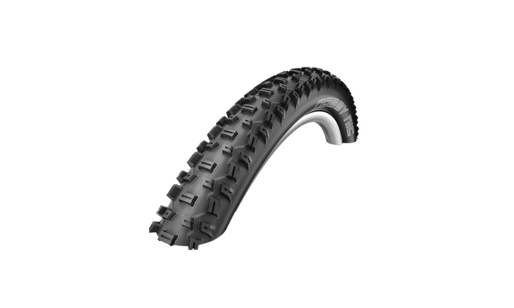 Padanga 26" Schwalbe Nobby Nic HS 411, Perf. Fold. 54-559 Black - 1