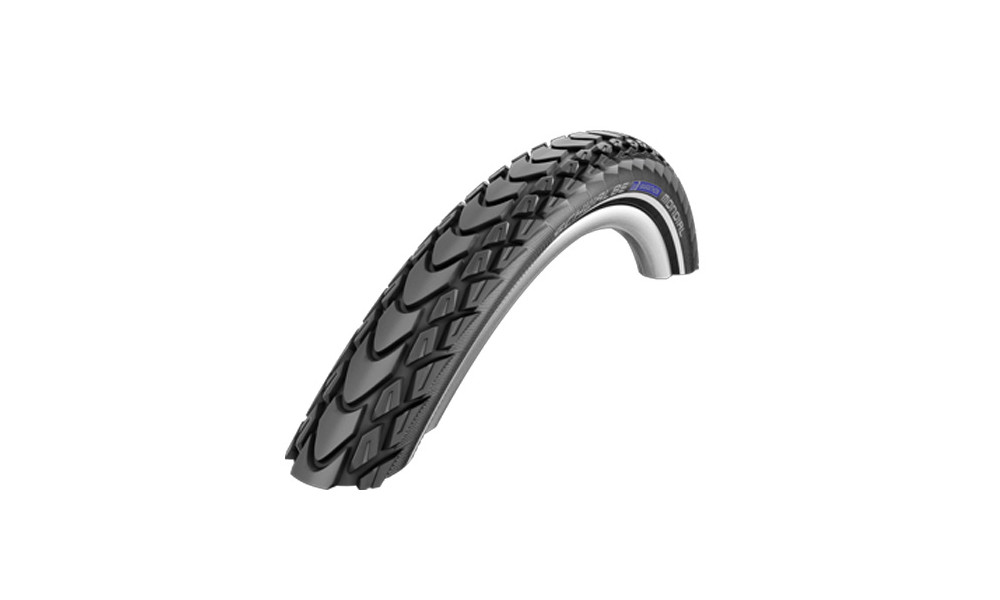 Rengas 26" Schwalbe Marathon Mondial HS 428, Perf Wired 50-559 / 26x2.00 Black-Reflex - 1