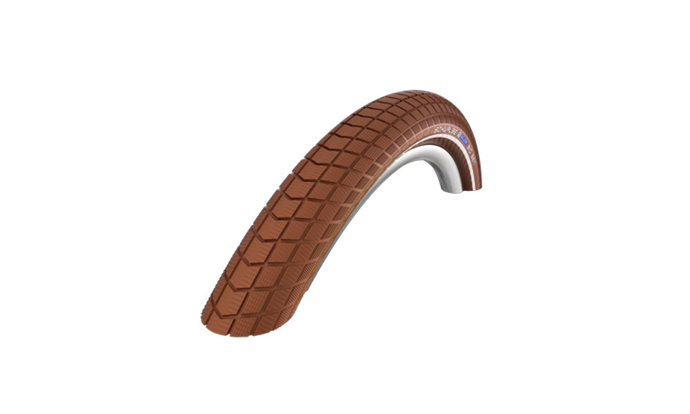 Rengas 26" Schwalbe Big Ben HS 439, Active Wired 55-559 / 26x2.15 Brown-Reflex - 1