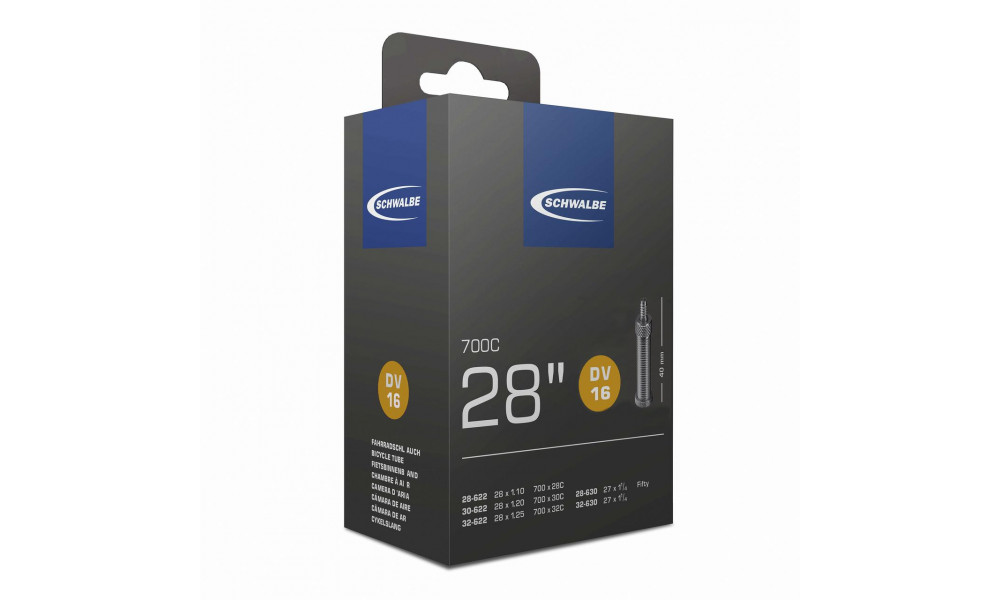 Sisäkumi 27/28" Schwalbe DV16 (28-622/32-630) - 1