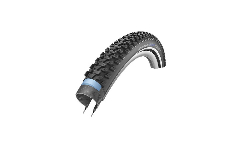 Rengas 27.5" Schwalbe Marathon Plus MTB HS 468, Perf Wired 54-584 / 27.5x2.10 Black-Reflex - 1