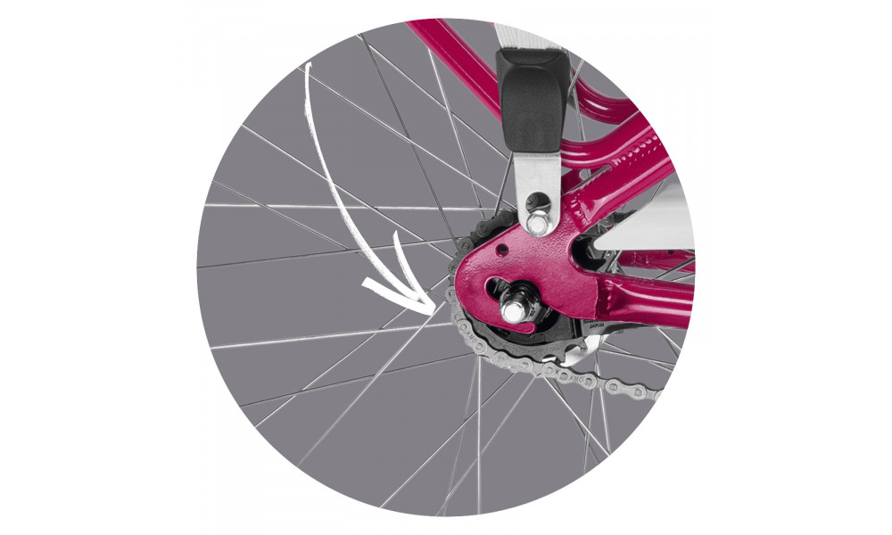 Polkupyörä PUKY Skyride 24-7 Alu Light berry - 3