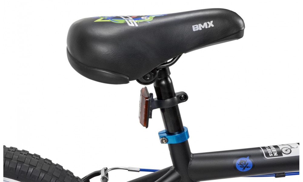 Dviratis SCORE Stickerbomb BMX black-blue - 2