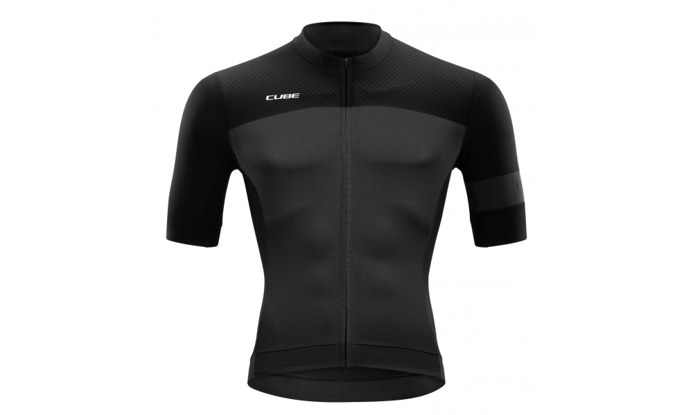 Pyöräilypaita S/S CUBE Blackline black 