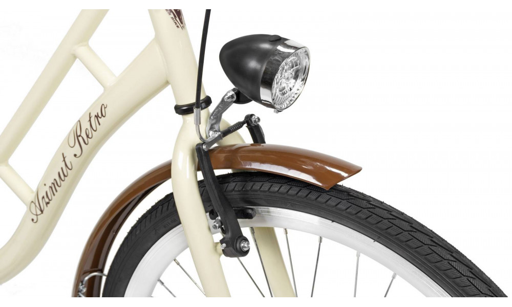 Polkupyörä AZIMUT Retro 26" 2025 cream - 5
