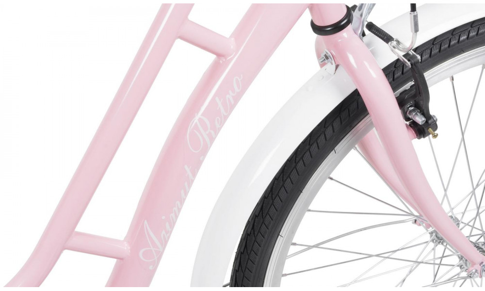 Polkupyörä AZIMUT Retro 26" 2025 light pink - 3