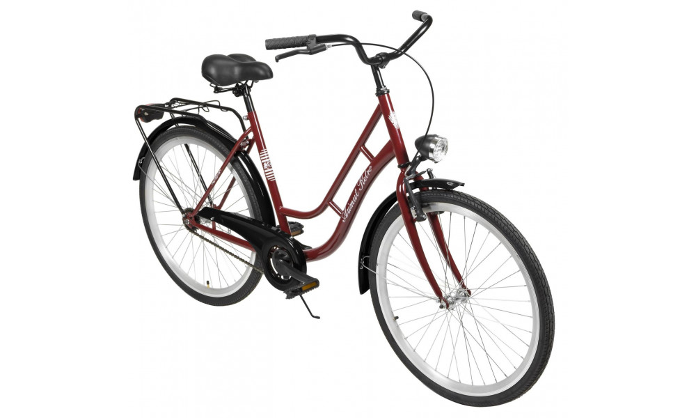 Polkupyörä AZIMUT Retro 26" 2025 bordo - 7