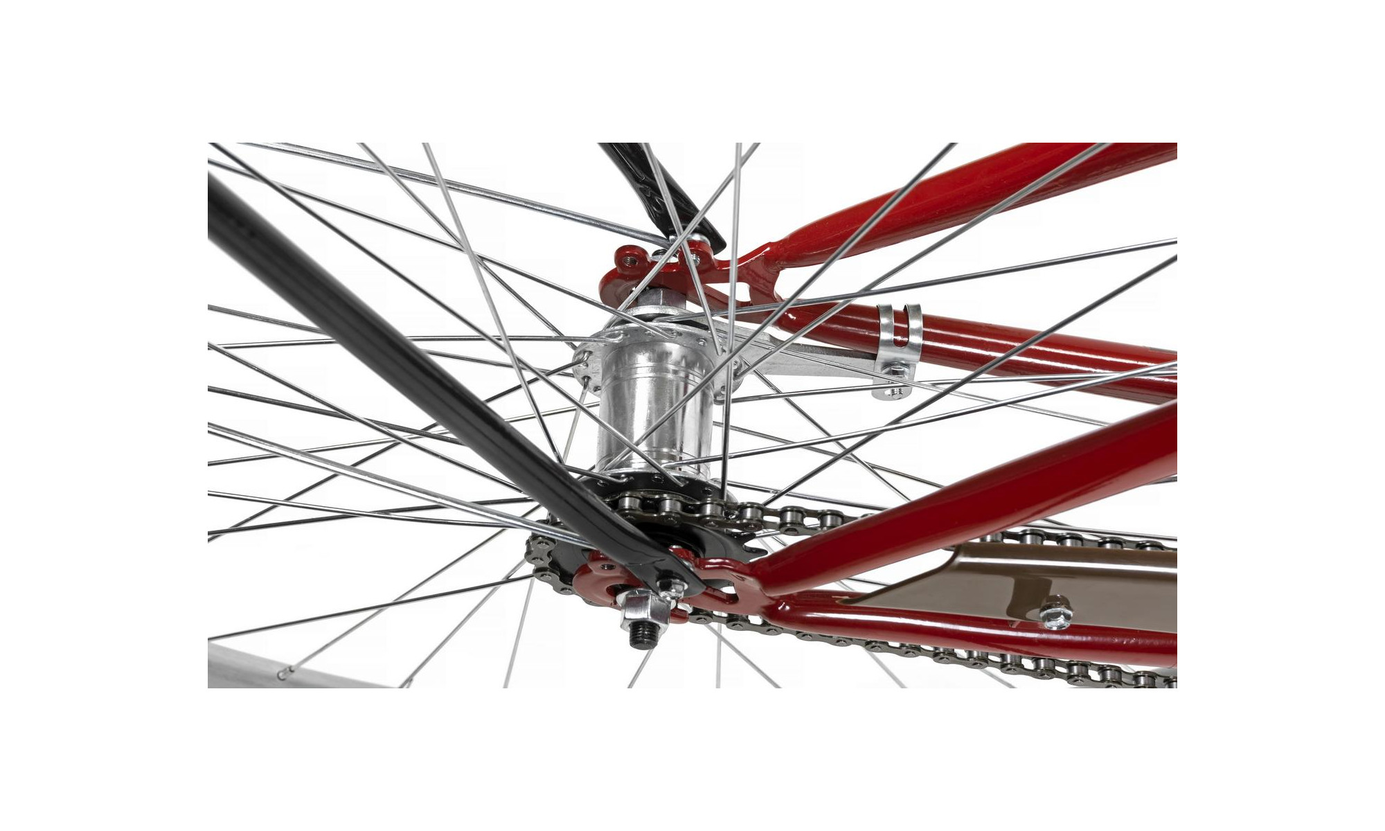 Polkupyörä AZIMUT City Lux 26" 2025 bordo-brown - 3