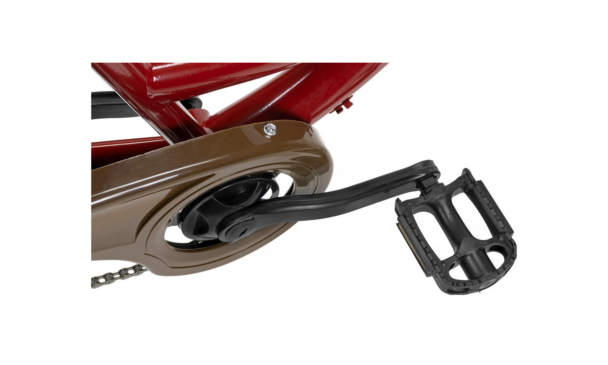 Polkupyörä AZIMUT City Lux 26" 2025 bordo-brown - 4