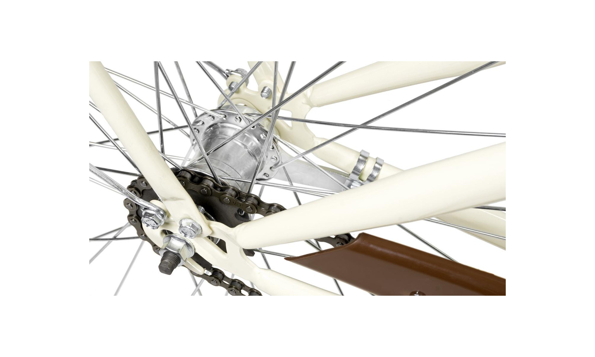 Polkupyörä AZIMUT City Lux 26" 2025 cream-brown - 3