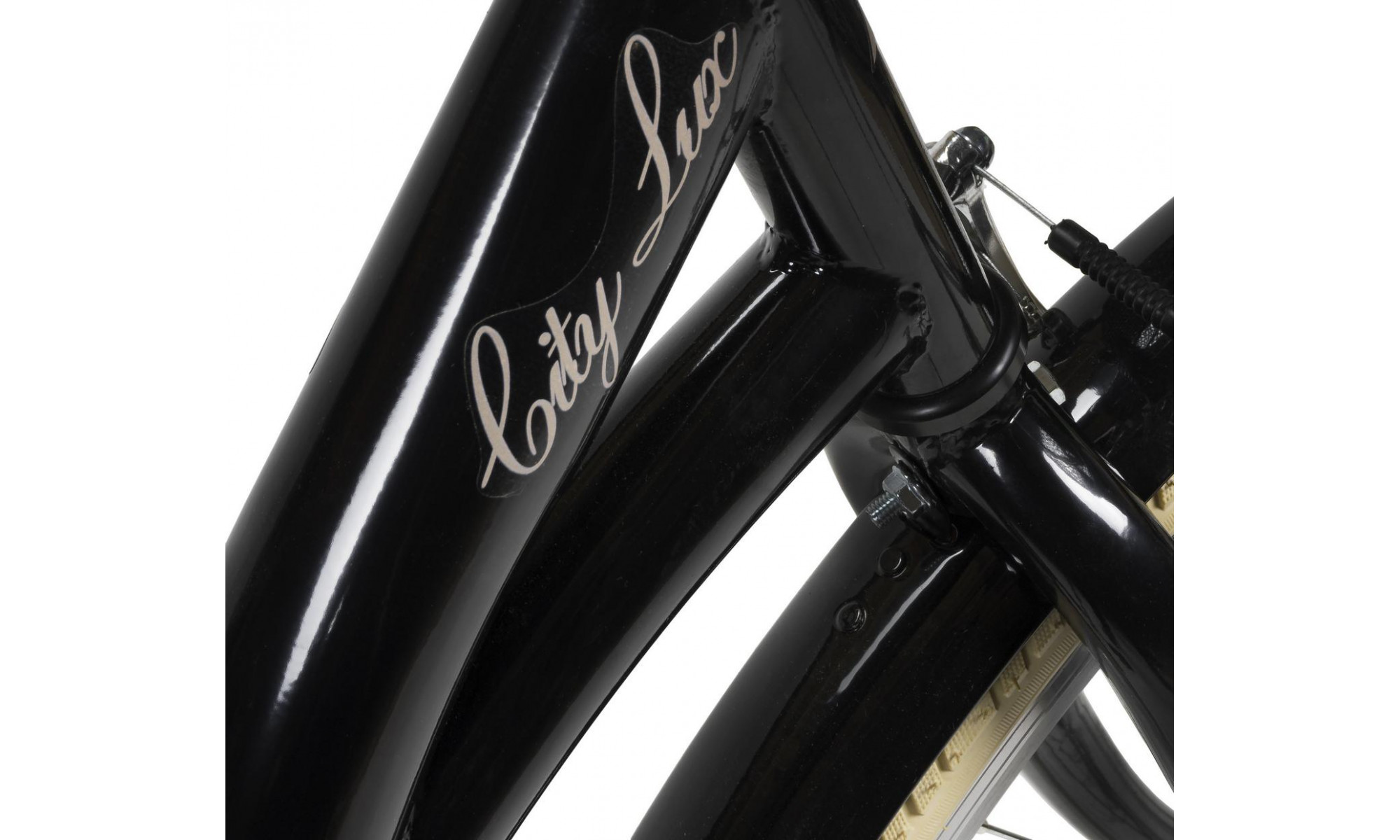 Polkupyörä AZIMUT City Lux 26" 2025 black-cream - 3