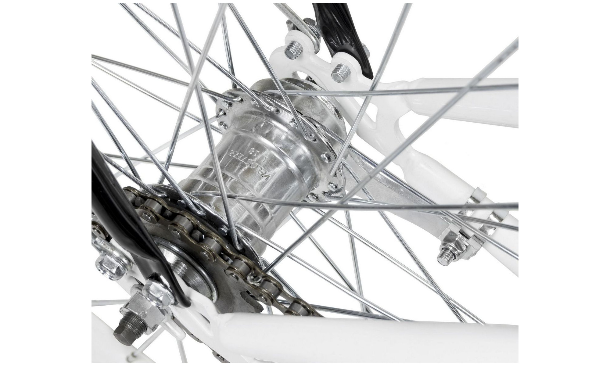 Polkupyörä AZIMUT City Lux 26" 2025 white-black - 2