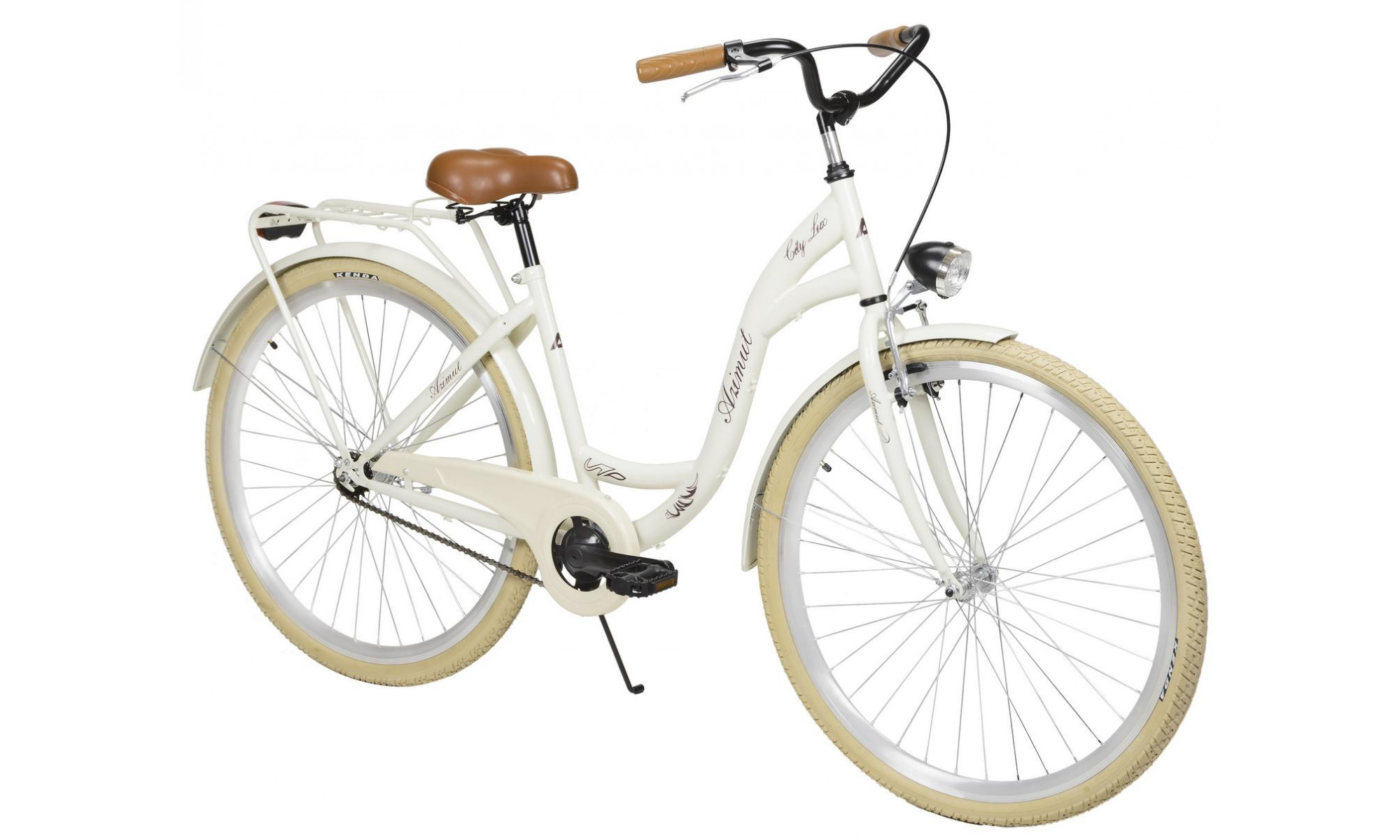 Polkupyörä AZIMUT City Lux 28" 2025 light cream - 3