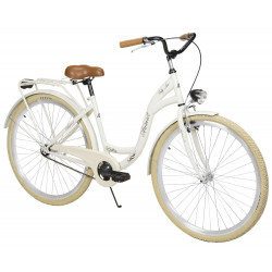 Polkupyörä AZIMUT City Lux 28" 2025 light cream