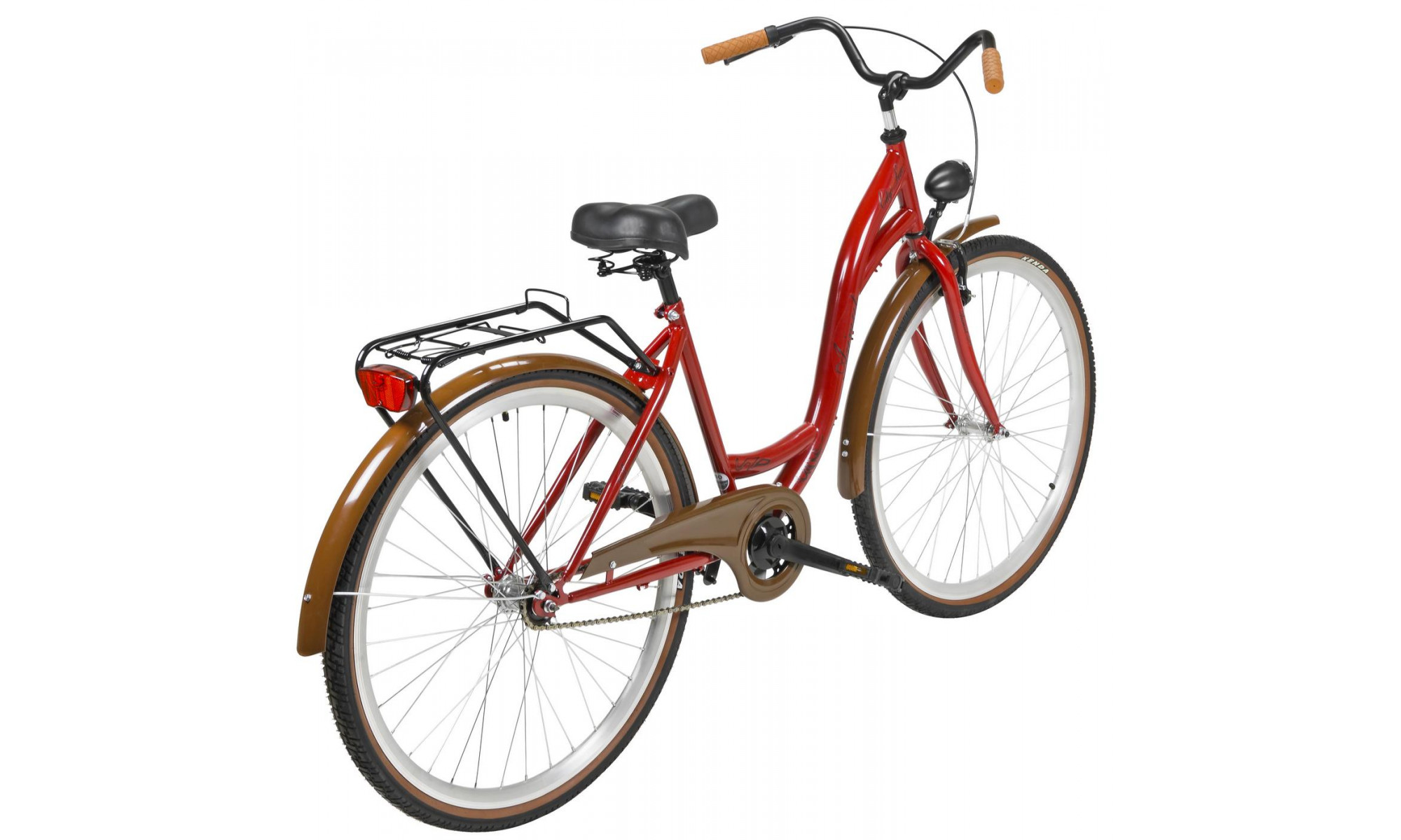 Polkupyörä AZIMUT City Lux 28" 2025 bordo-brown - 1