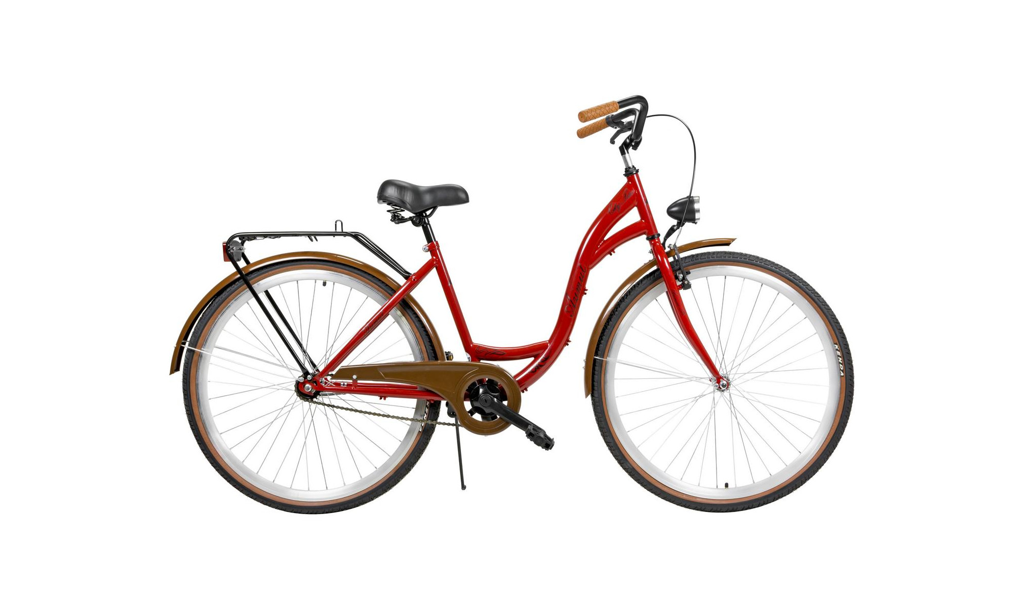 Polkupyörä AZIMUT City Lux 28" 2025 bordo-brown - 2