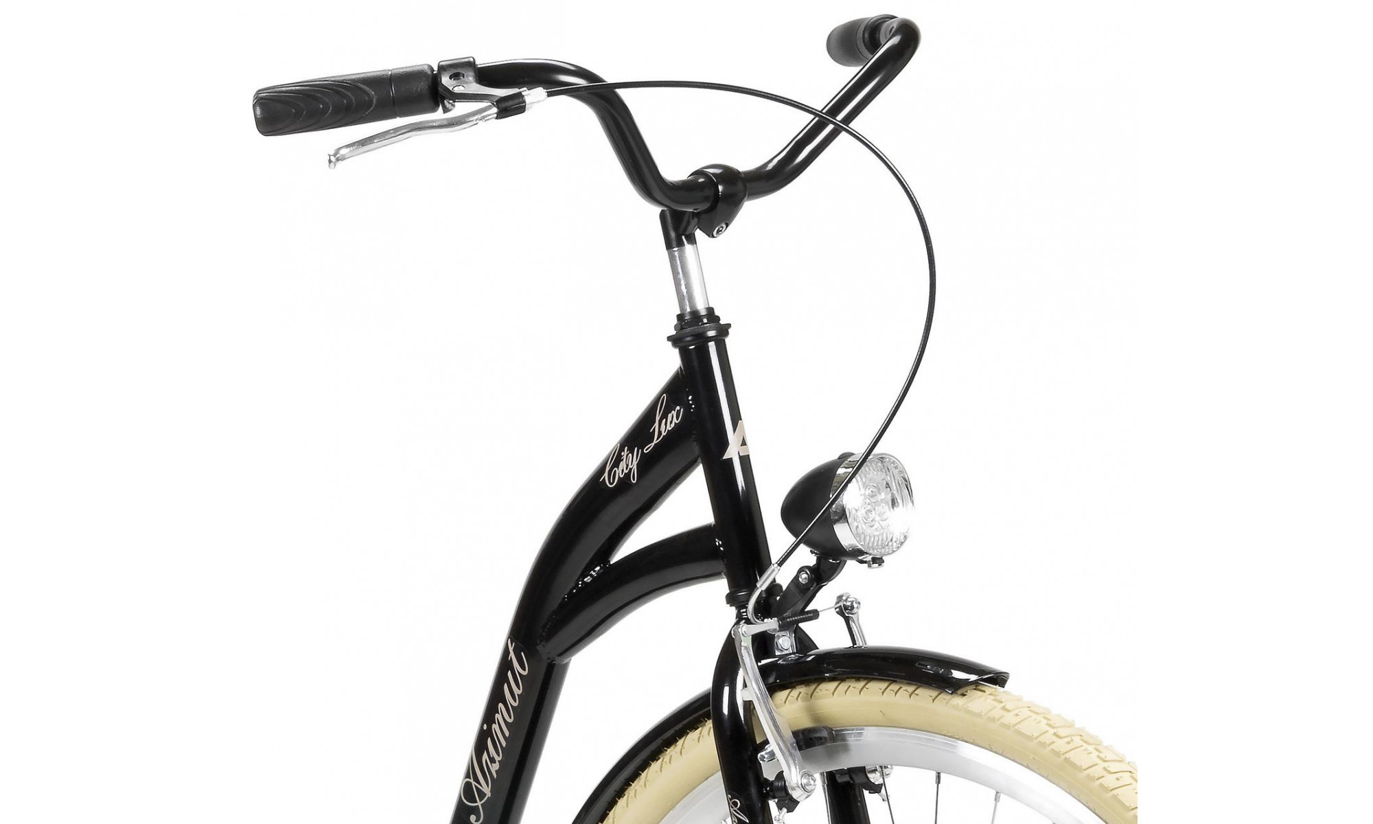 Polkupyörä AZIMUT City Lux 28" 2025 black-cream - 1