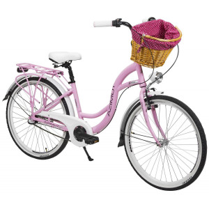Polkupyörä AZIMUT Sarema ALU 26" 3-speed 2023 pink