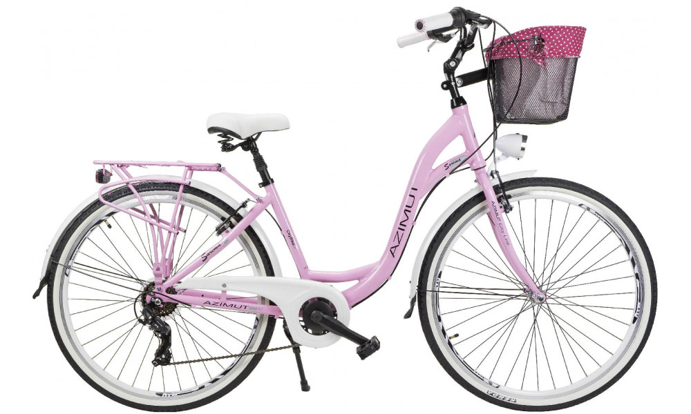 Polkupyörä AZIMUT Sarema 26" ALU TX-7 2024 pink 