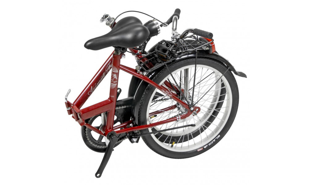 Polkupyörä AZIMUT Fold 20" 2025 burgund - 1