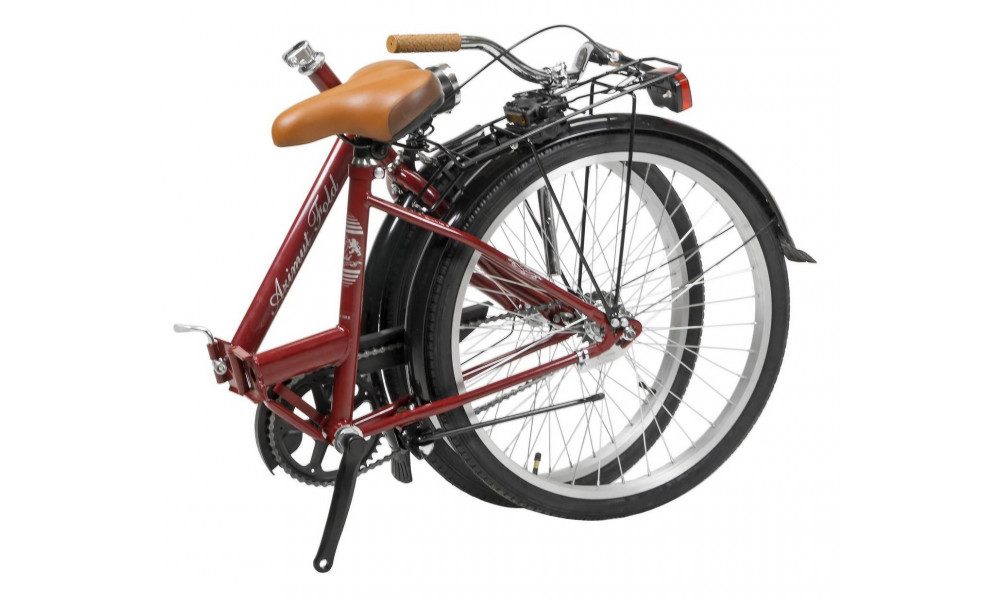 Polkupyörä AZIMUT Fold 24" 2025 burgund - 1